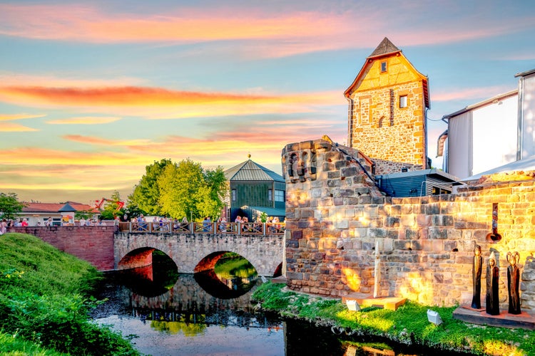 photo of view of Castle in Bad Vilbel, Hessen, Germany.