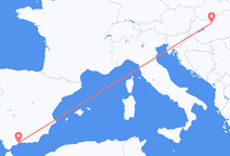 Málaga a Budapest