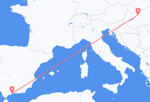 말라가에서 출발해 부다페스트로 향하는 항공편