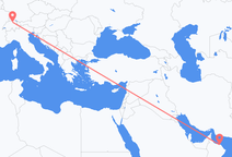 Muscat to Zurich