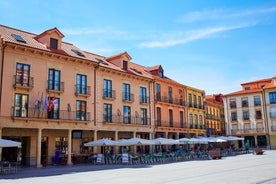 The Puerta del Sol square is the main public space in Madrid. In the middle of the square is located the office of the President of the Community of Madrid.