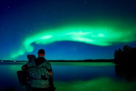 Rovaniemi: Private Aurora-Tour mit garantierten Sichtungen