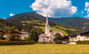 photo of Ski resort Zell am See in Austria.