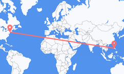 New York to Manila