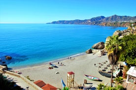 Photo of the castle (castillo de los Fajardo) and town, Velez Blanco, Almeria Province, Andalucia, Spain.