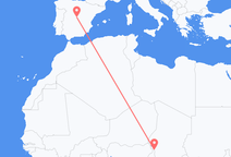 N Djamena to Madrid
