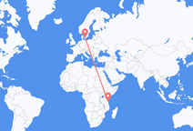 Flights from Dar es Salaam to Copenhagen