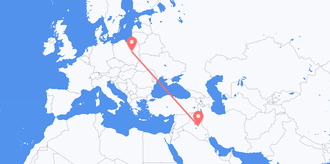 Flights from Iraq to Poland