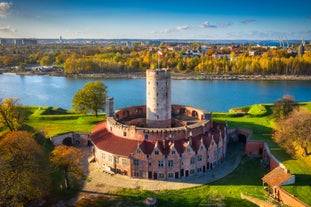 Photo of the Castle of Teutonic Order in Nidzica, Poland.