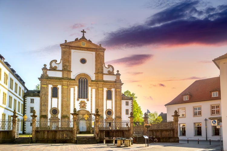 photo of historical building at the old city of Paderborn, Germany.