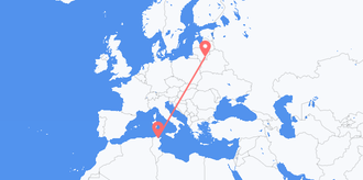 Tunisia to Lithuania