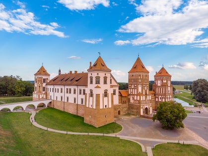 Photo of Mir Castle Complex, a UNESCO World Heritage site in Belarus.