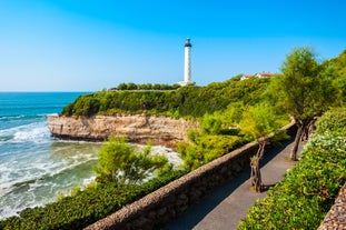 Photo of Biarritz Grande Plage in summer,France.