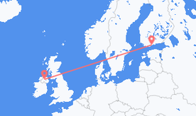 Voli dalla Finlandia per l'Irlanda del Nord