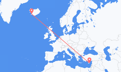 Flights from Larnaca to Reykjavík