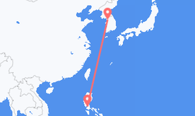 the Philippines to South Korea