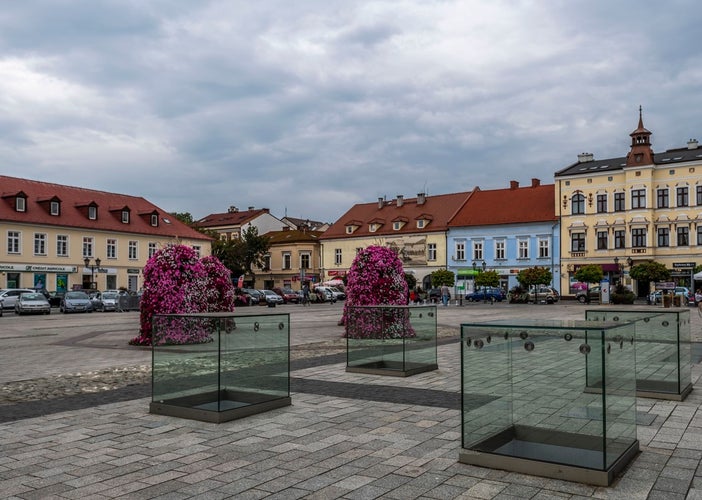 photo of view of Oświęcim, Poland.