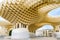 Photo of Metropol Parasol wooden structure located in the old quarter of Seville, Spain.