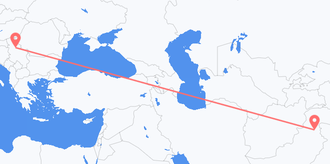 เที่ยวบินจาก ปากีสถานไปยัง เซอร์เบีย