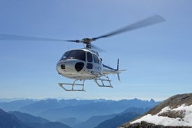 Private helicopter flight to Stockhorn mountain, with view to the Swiss Alps