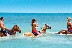 Passeio a cavalo no porto de Kusadasi / hotéis