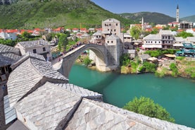 Photo of aerial view of the old town of Trebinje, Bosnia and Herzegovina.