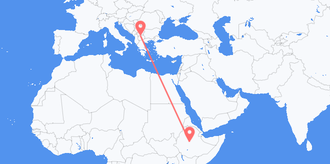 Ethiopia to North Macedonia