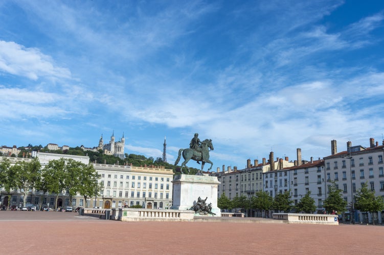 Photo of Place Bellecour Lyon, France.