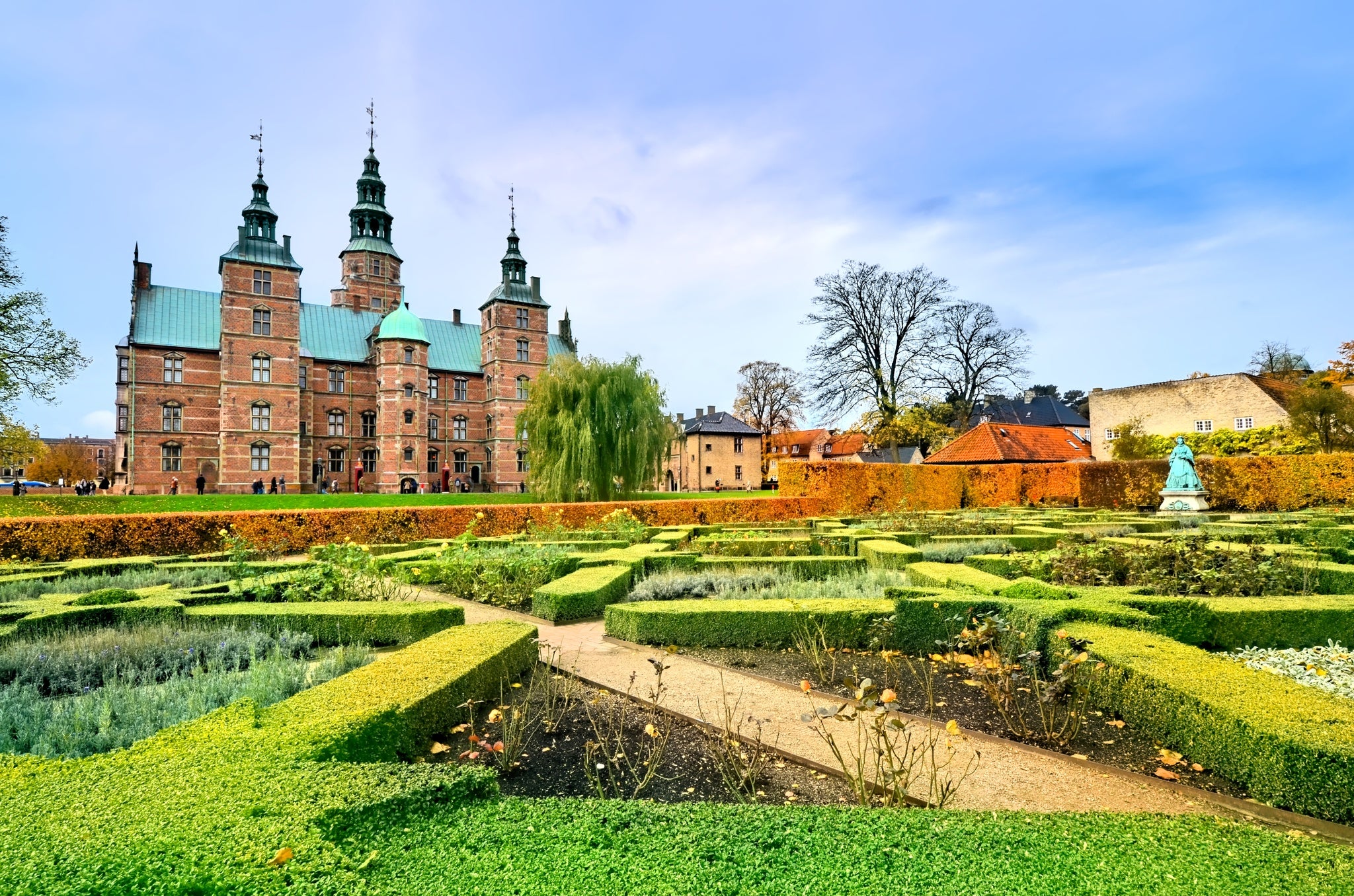 Rosenborg castle and its gardens during autumn, Copenhagen, Denmark.jpg