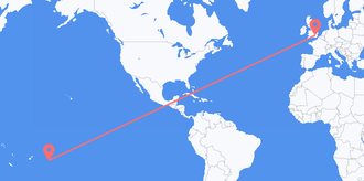 Flights from Niue to the United Kingdom