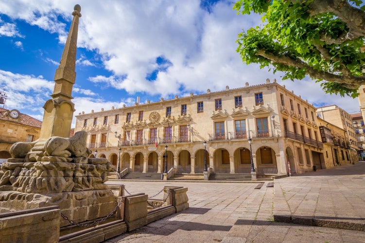 The City hall of the city of Soria, Castilla y Leon, Spain