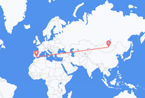 Vols d’Oulan-Bator à Malaga