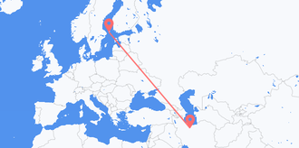 Iran to Åland Islands