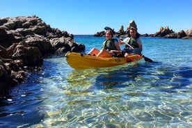 2 timmars guidad kajaktur på Costa Brava