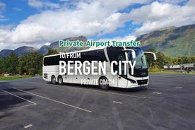 Private Coach Airport Transfer to or from Bergen City