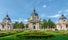 Photo of Szechenyi Medicinal Bath in Budapest. The bath, located in the City Park, was built in Neo-baroque style to the design of Gyozo Czigler.