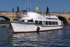 Prague: Vltava River Private Boat Party with Drinks