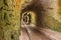 Photo of Underground passage between northern and southern section of the Stevns fortress, Cold War Museum, Denmark.