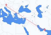 Vols de Sohar pour Ljubljana