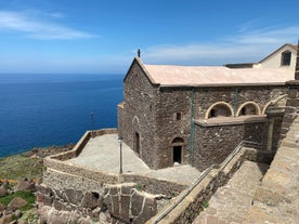 Photo of beautiful cityscape of Castelsardo in summer ,Castelsardo is famous travel destination of Sardinia, Italy.