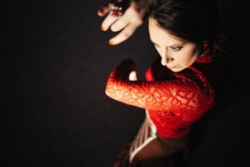 Flamenco-Show und Verkostung von Tapas mit Panoramablick in Madrid