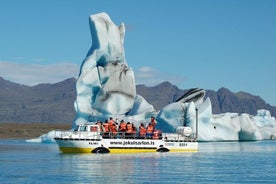 Suðurland og jöklalón: Jökulsárlón með bátsferð