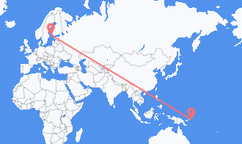 Flyrejser fra Buka Island til Mariehamn