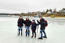 Stockholm: Family Friendly Private Ice Skating Tour & Lunch