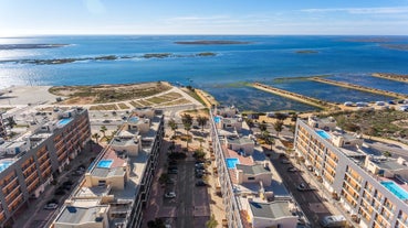 Photo of Aerial view of fishermen's harbor in Olhao