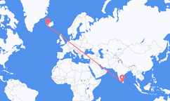 Flights from Colombo to Reykjavík