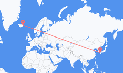 Flights from Fukuoka to Egilsstaðir