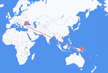 Flights from Port Moresby to Ankara