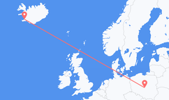 Flights from Reykjavík to Łódź