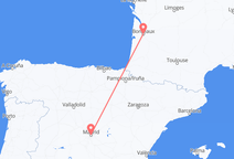 Flights from Bordeaux to Madrid